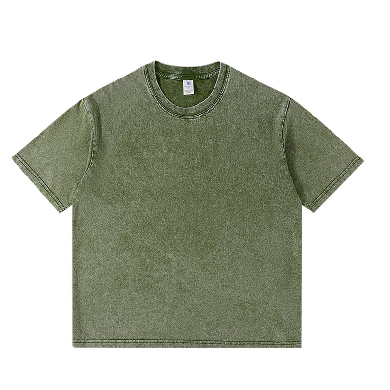 Playera vintage lavada para hombre