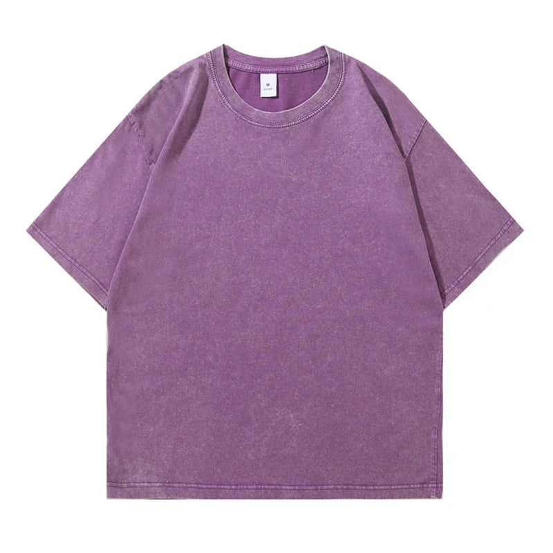 Playera vintage lavada para hombre