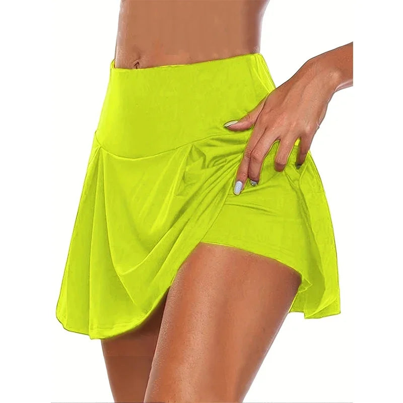 Skort Y2K Mujer Cintura Alta