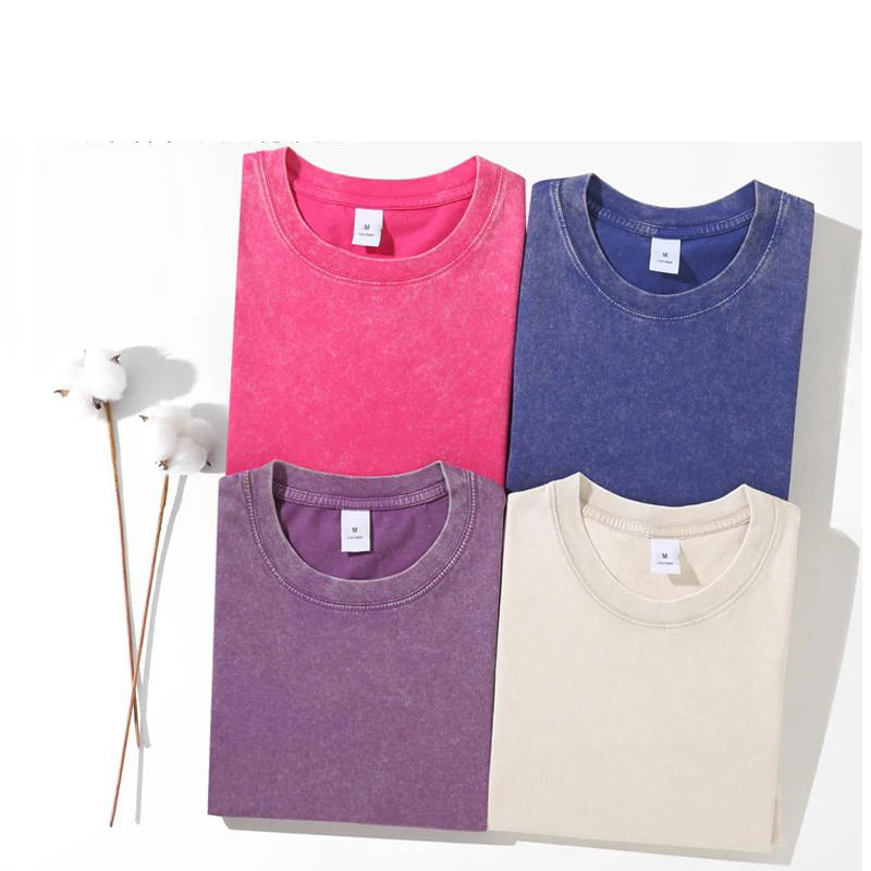 Playera vintage lavada para hombre
