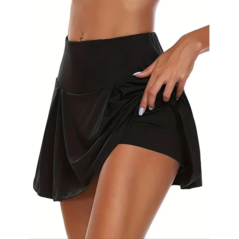 Skort Y2K Mujer Cintura Alta