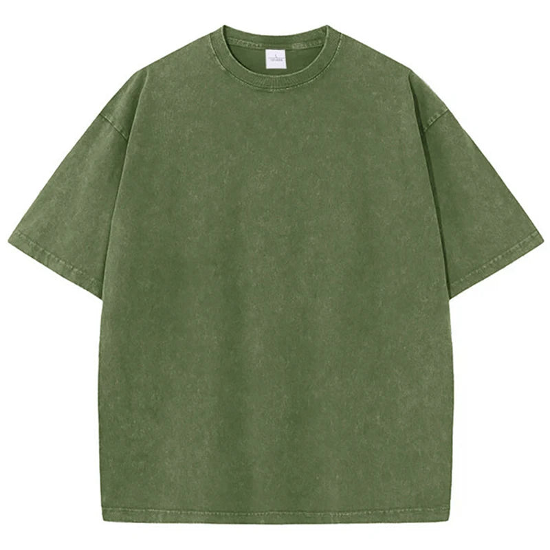Playera vintage lavada para hombre