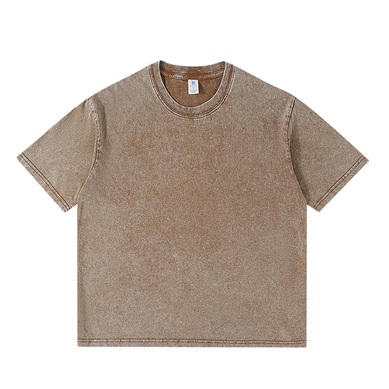 Playera vintage lavada para hombre