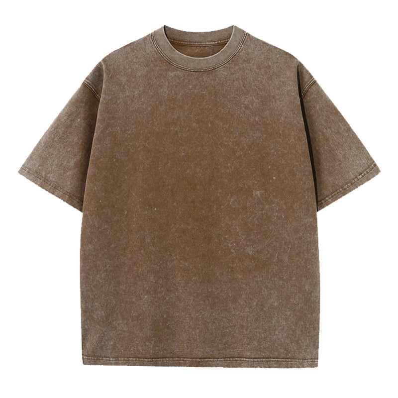 Playera vintage lavada para hombre