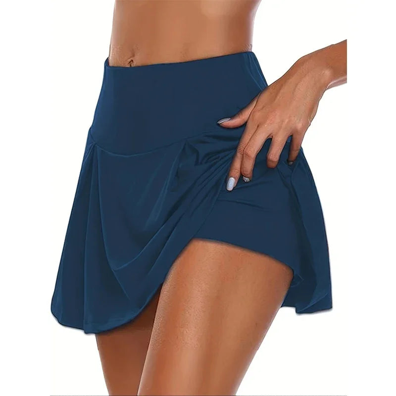 Skort Y2K Mujer Cintura Alta
