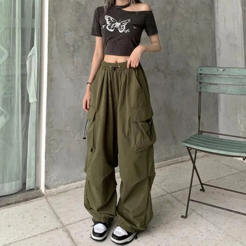 Pantalones Jogger Mujer Oversize