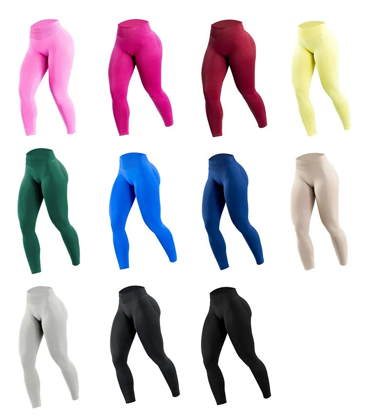 Leggings Deportivos Mujer Cintura Alta Sin Costuras – Levanta Glúteos