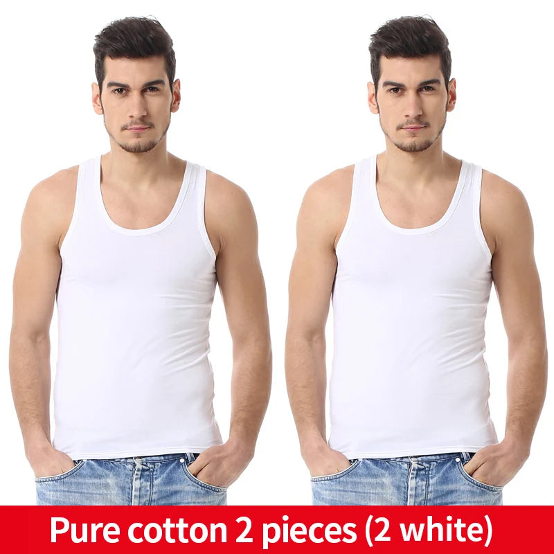 Camiseta básica de algodón para hombre