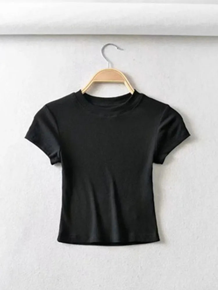 Crop Top Slim Mujer Verano
