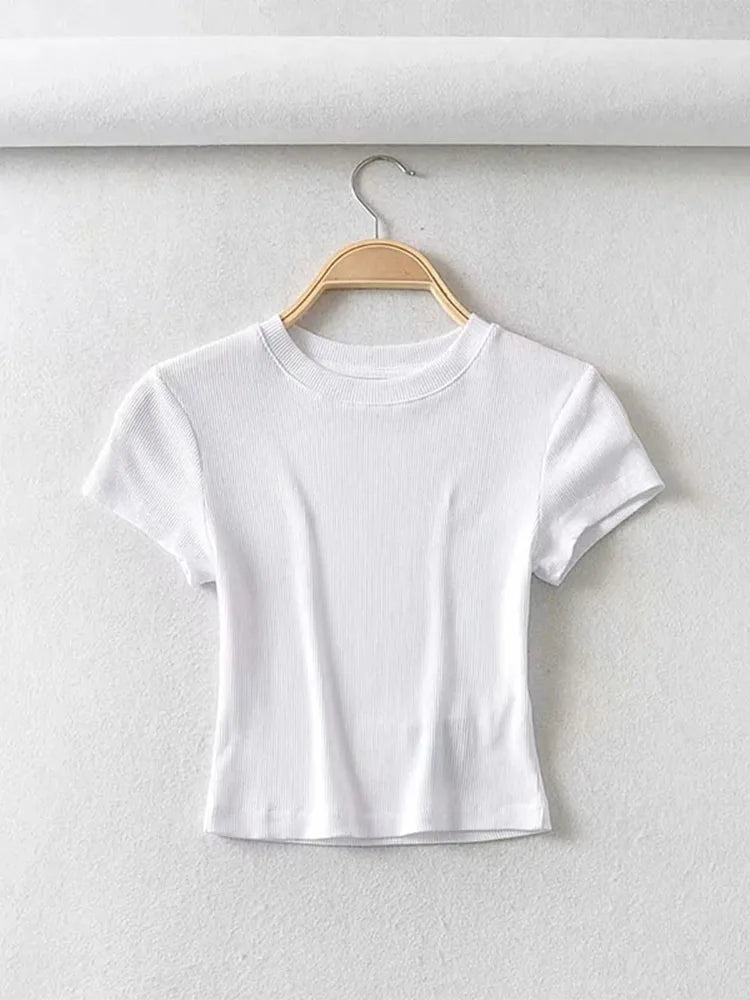 Crop Top Slim Mujer Verano