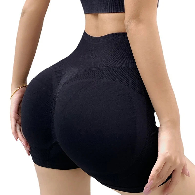 Shorts Deportivos Push-Up de Cintura Alta para Mujer