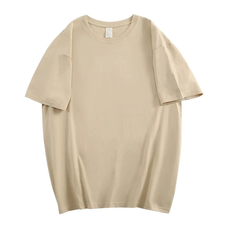 Playera Oversize Unisex Casual Verano Estilo Coreano