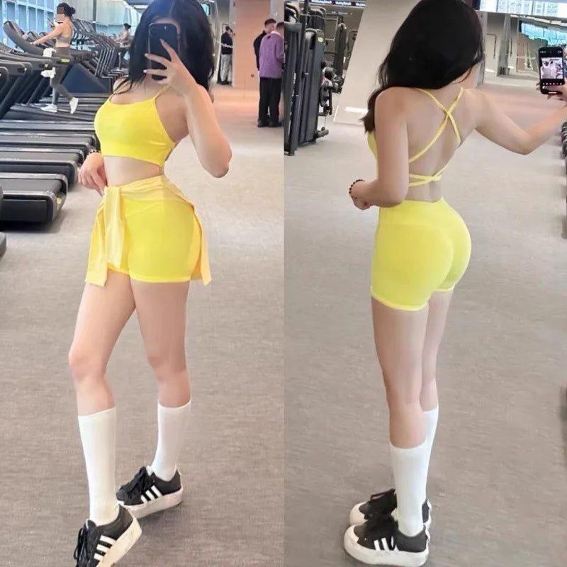 Short Deportivo Sin Costuras Mujer