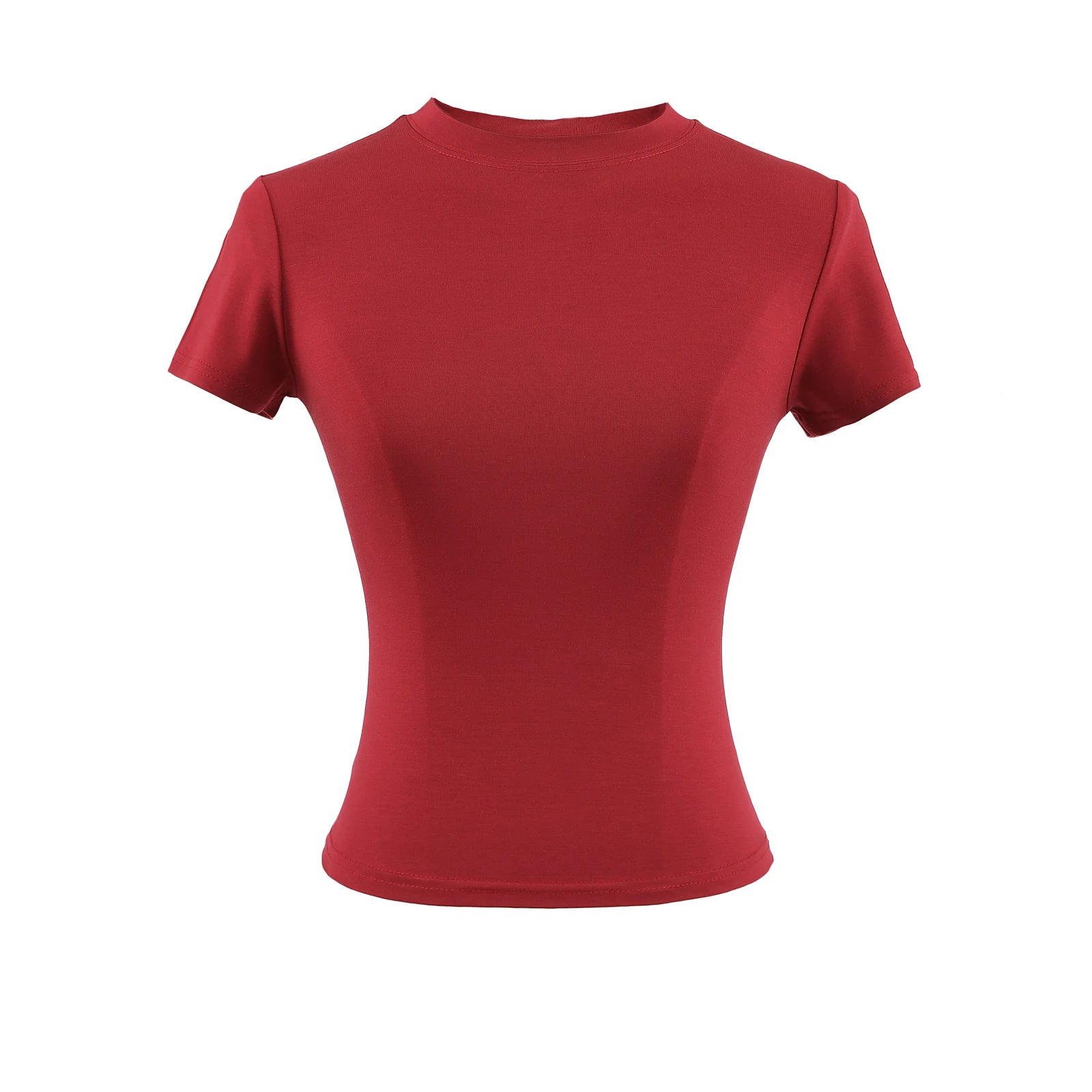 Playera Casual Mujer Slim Fit Manga Corta – Estilo Y2K