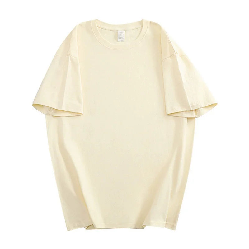 Playera Oversize Unisex Casual Verano Estilo Coreano